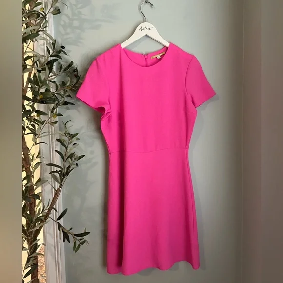 gianni bini hot pink dress Gianni Bini Hot Pink Strappy Tiered Chiffon Maxi Dress Size 8 Glam Summer Resort